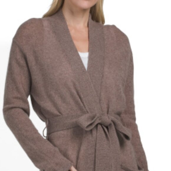 ASPEN Cashmere Long Robe - Picture 3 of 4